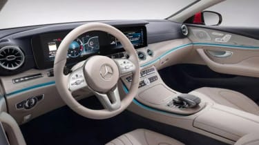 Mercedes CLS leaked pic interior