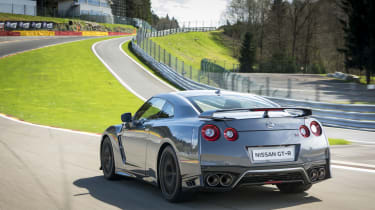 New Nissan GT-R 2016 rear driving