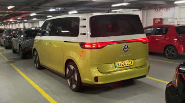 Volkswagen ID.Buzz aboard a cross-channel ferry