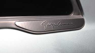 Fiat 500e Giorgio Armani Collector&#039;s Edition - Giorgio Armani signature, exterior detail 