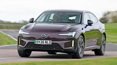 Volvo ES90 - front cornering