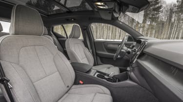 Volvo EX40 prototype - front seats
