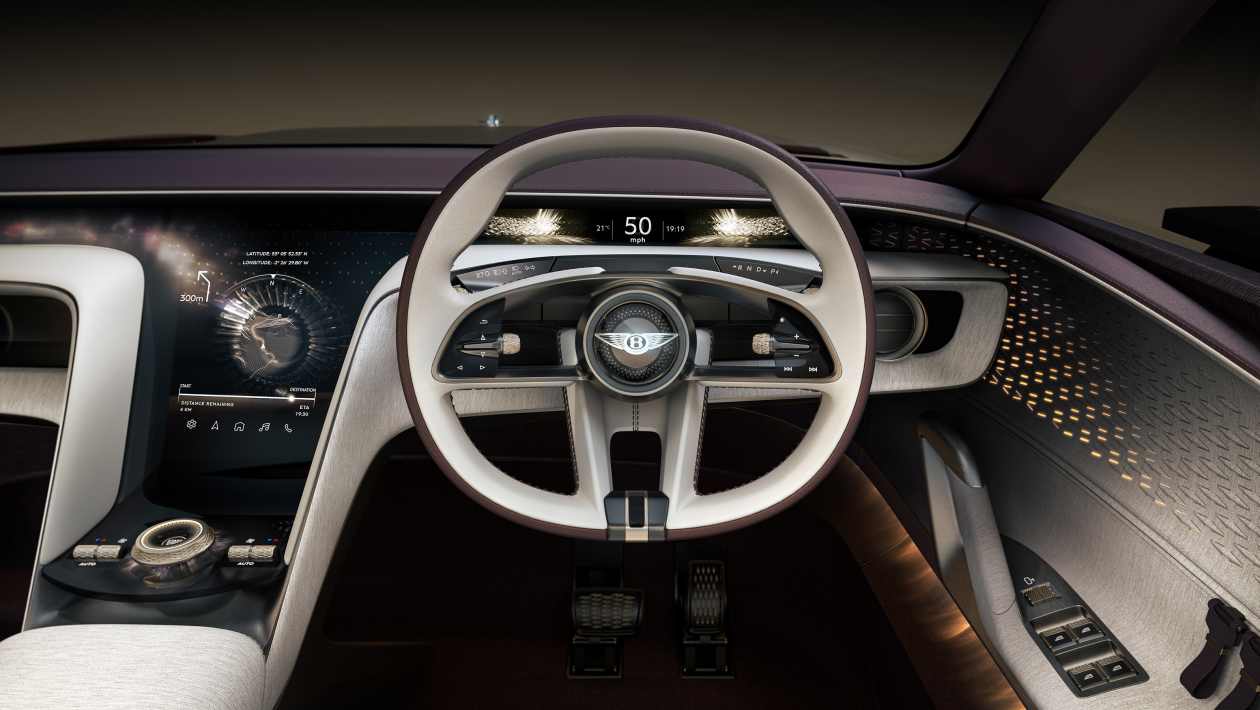 Концепт Bentley EXP 15 - руль
