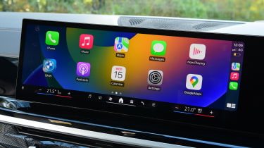 BMW X5 infotainment Apple CarPlay screen