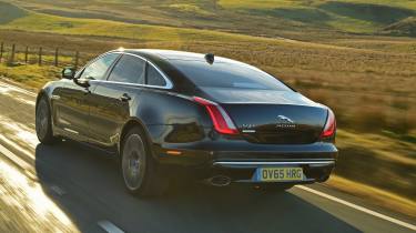 Used Car Hunter - luxury saloons, Jaguar XJ - rear tracking 