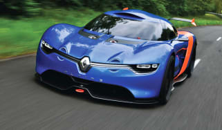 Renault Alpine concept front tracking