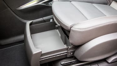 Vauxhall Zafira Tourer - seat storage
