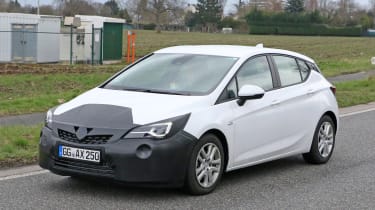 2019 Vauxhall Astra spyshot - front