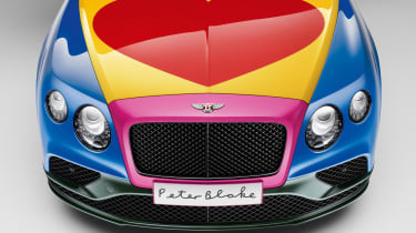 Bentley Peter Blake Art Car - bonnet