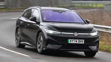 Volkswagen ID.7 long-term test - front cornering