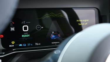 Alpine A290 - driver's display