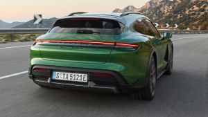 Porsche Taycan Cross Turismo - rear cornering