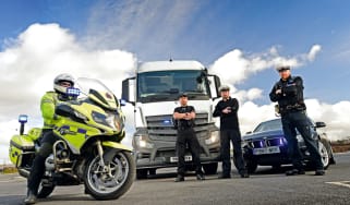 Police lorries - header