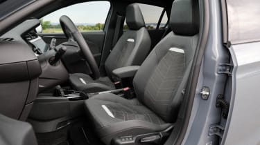 Vauxhall Corsa Electric facelift - front seats