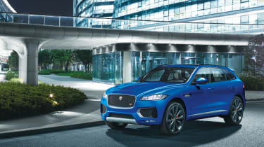Jaguar F-Pace  blue - front