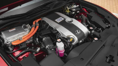 Lexus RC engine bay