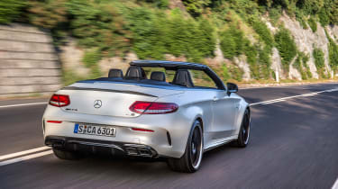 Mercedes C 63 AMG S Cabriolet 2016 - rear tracking