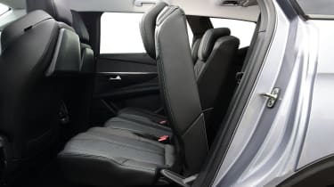 Peugeot 5008 second-row seat tilted