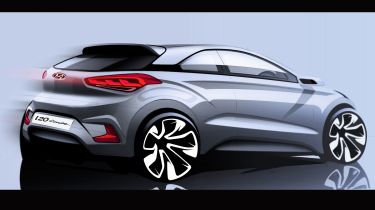 Hyundai i20 Coupe sketch