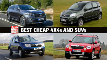 Best cheap 4x4s and SUVs