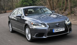 Lexus LS 600h L front cornering