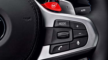 BMW M5 - steering wheel controls
