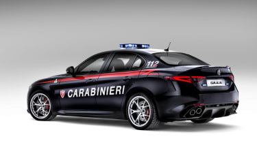 Alfa Romeo Giulia - Police car rear three quarter