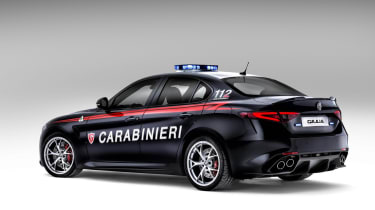 Alfa Romeo Giulia Police Car Pictures Auto Express