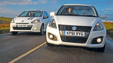 Suzuki Swift Sport vs Renault Clio Gordini
