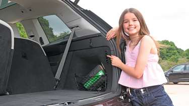 Volvo EX90 Ultra Twin Motor Performance - daughter with boot