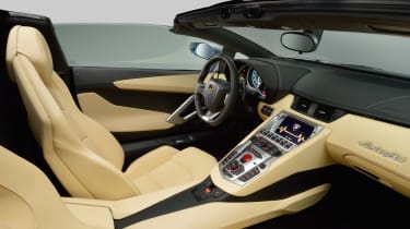 Lamborghini Aventador Roadster interior