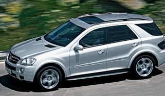 Side view of Mercedes ML63 AMG