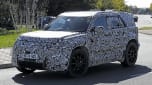 New Land Rover Defender Sport spy shot - front 