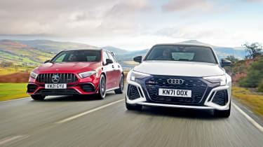 Mercedes-AMG A45 S and Audi RS 3