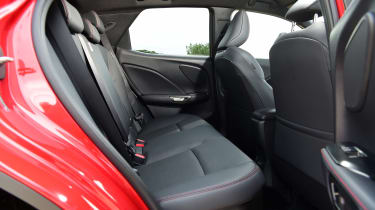 Lexus LBX - rear seats