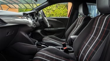 Vauxhall Corsa-e Anniversary Edition - front seats