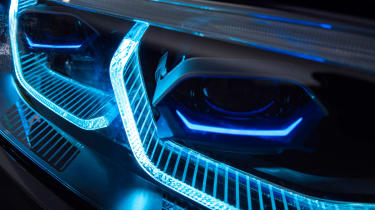 New BMW X7 studio shoot laser