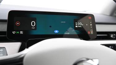 Volvo ES90 - drivers digital display