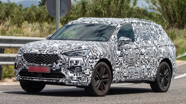 SEAT Tarraco spied - front