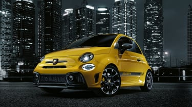 New Abarth 595 front quarter