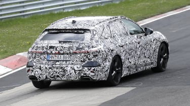 2023 Audi A5 (camouflaged) - rear cornering