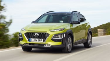 Hyundai Kona - green front