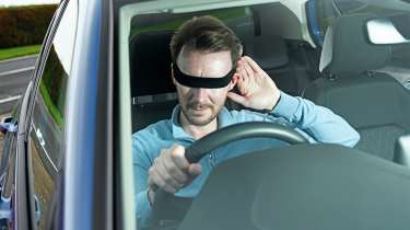  Car Audio test - Shaun O’Connor blind-folded