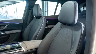 Mercedes EQS SUV UK - front seats