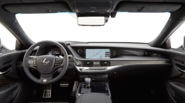 Lexus LS F dashboard