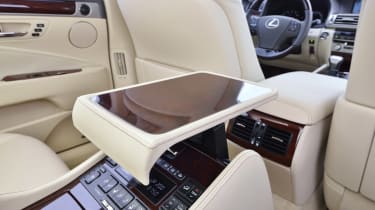 Lexus RX450h rear seats