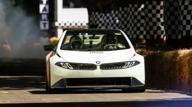 BMW Vision Driving Experience at the 2025 Goodwood Festival of Speed - front cornering