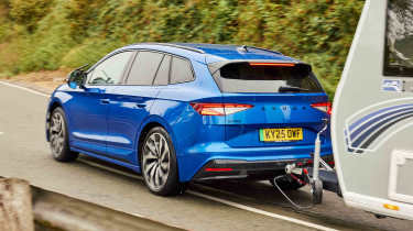 Skoda Enyaq - caravan towing, rear