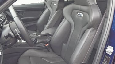 BMW M3 - front seats