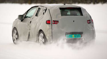 Renault Clio prototype rear cornering